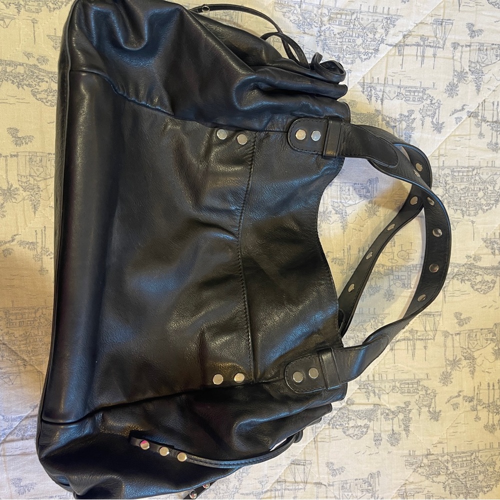 Gerard Darel Black Leather Tote